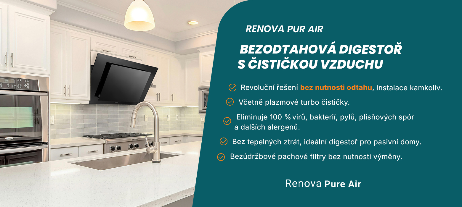 Digestoř s čističkou vzduchu