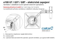 CATA e100 GT sklo časovač bílý (5)