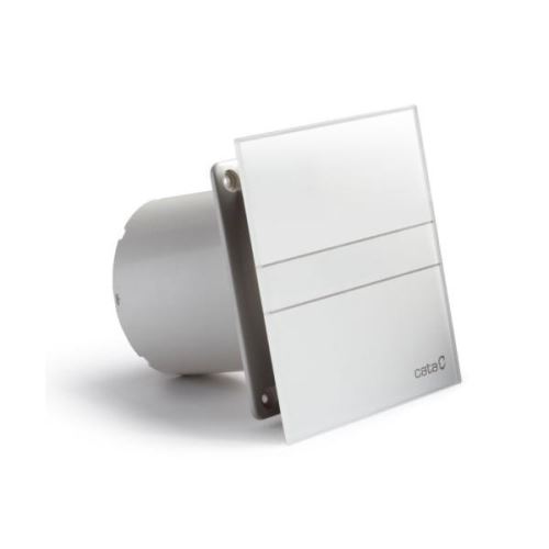 Ventilátor CATA e100 GT sklo časovač bílý - kosmetická vada