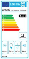 Digestoř s čističkou CATA RENOVA PURE AIR VNV 90 X GBK (15)