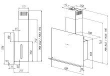 Odsavač par EMPIRE VIP KD 543080 + DÁLKOVÉ OVLÁDÁNÍ (4)
